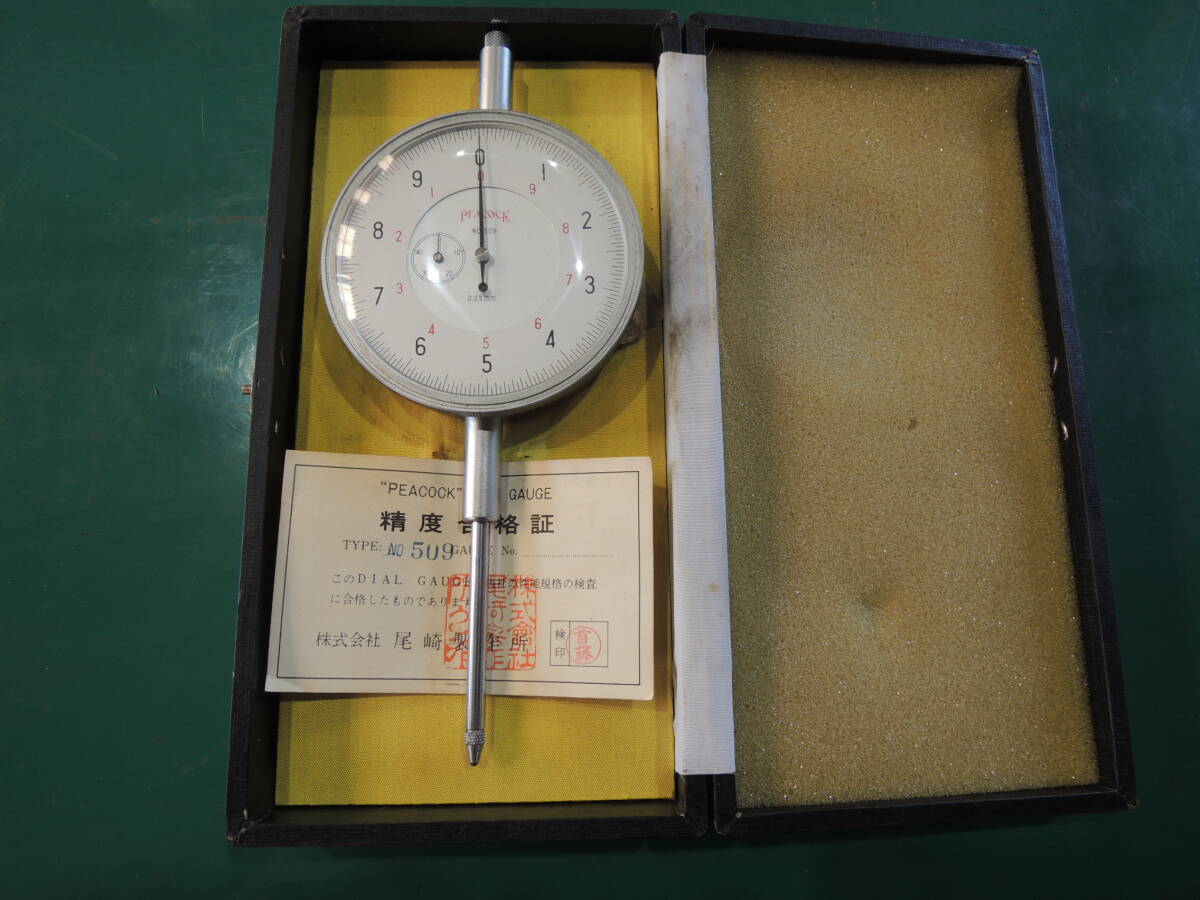 ピーコック ダイヤルゲージ No.509 0.05㎜ 測定器 PEACOCK 中古 工具 #851拍卖