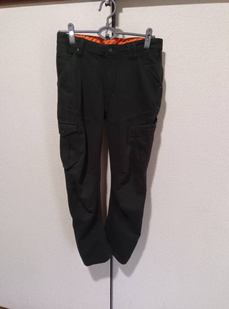 ※L★ワークマン/ フィールドコア◆カーゴパンツ ◆グリーン 系◆used● 拍卖