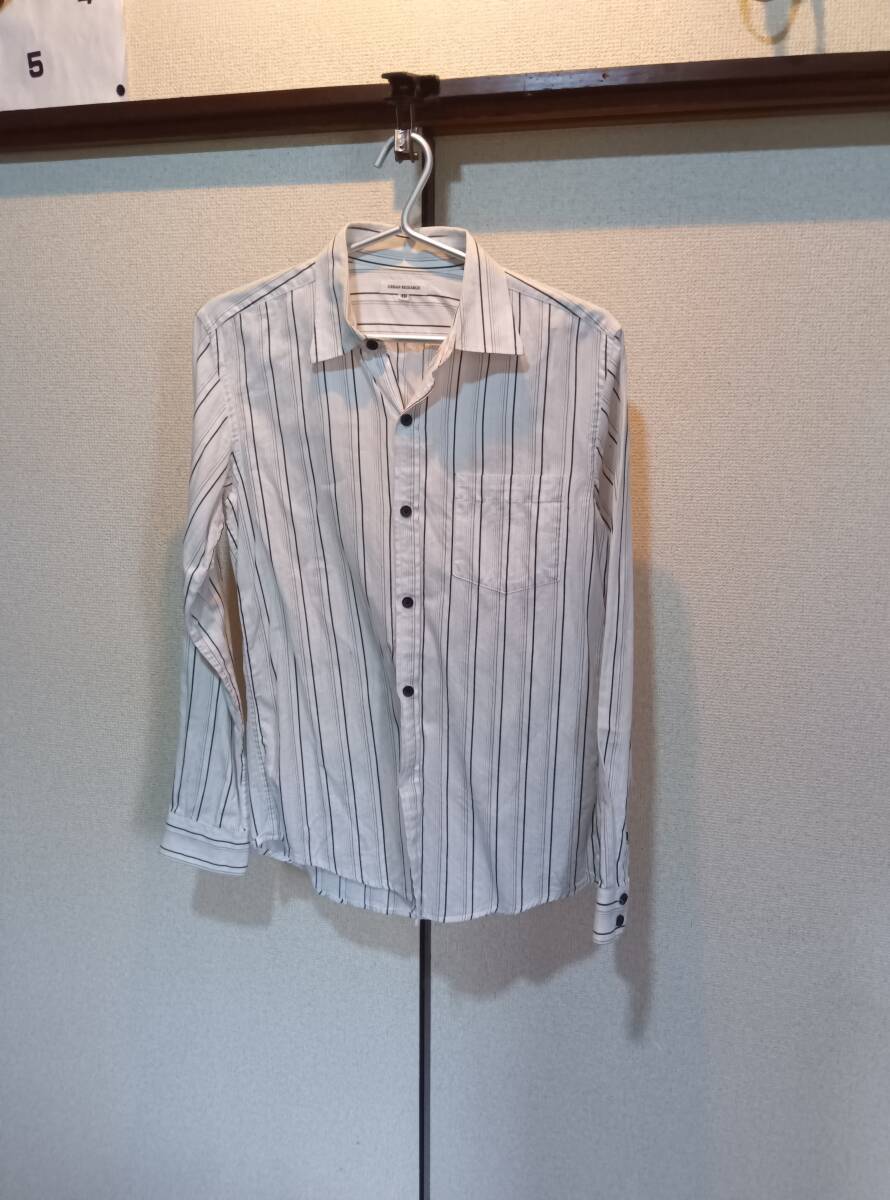 サイズ40■URBAN RESEARCH/アーバンリサーチ■長袖シャツ ●ストライプ●used●送料185● 拍卖