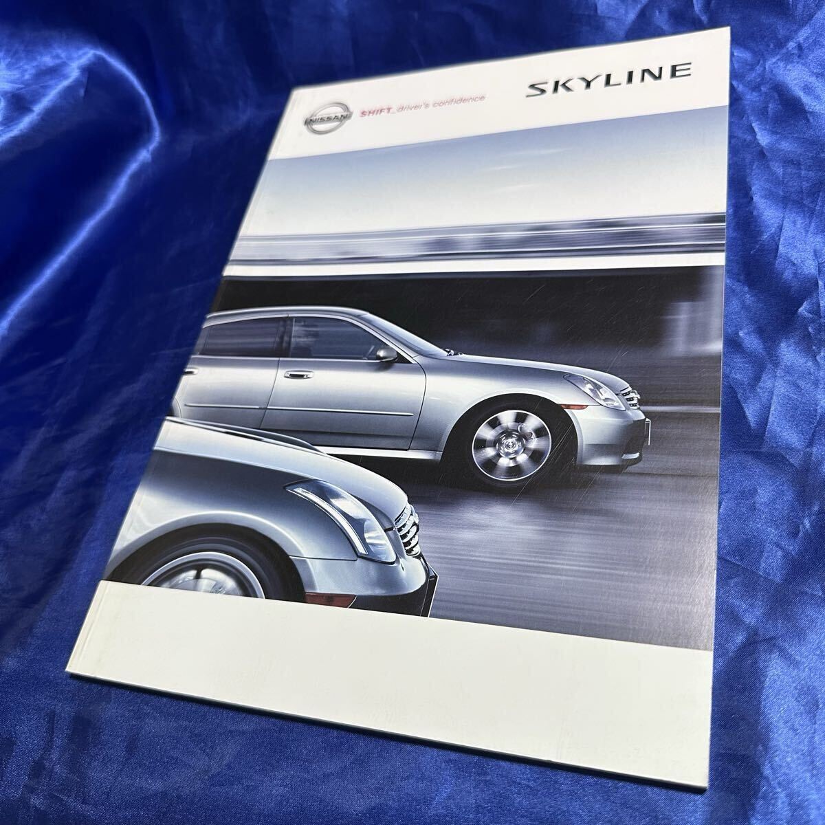 【初開きカタログ】NISSAN SKYLINE CATALOGUE. 日産 スカイライン カタログ. セダン/クーペ 350GT-8 PV35/350GT CPV35 拍卖