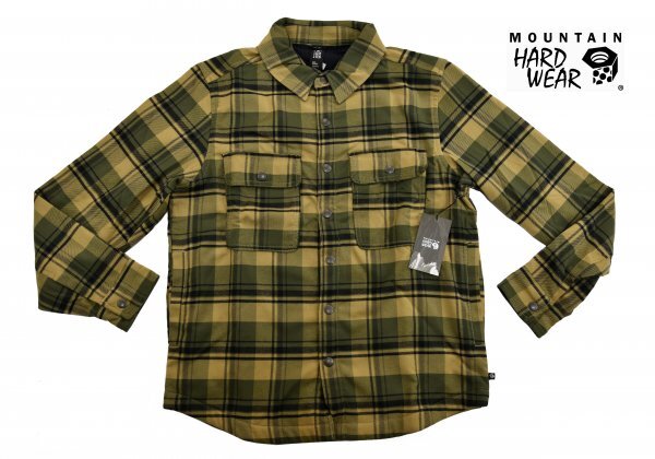 送料無料1★Mountain Hardwear★マウンテンハードウェア Outpost Lined 長袖シャツ size:S サンドストーム拍卖