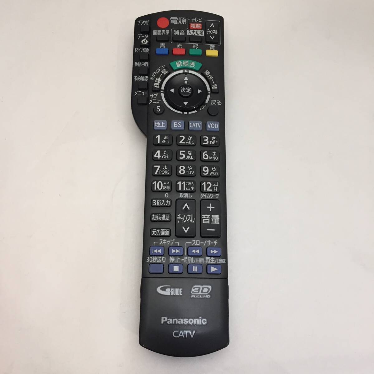 U090711▲Panasonic パナソニック テレビリモコン N2QAYB000481▲拍卖