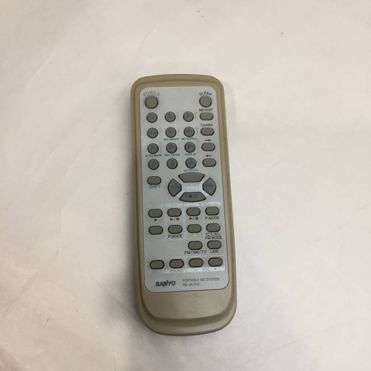 U092309◆サンヨー SANYO オーディオリモコン RB-MD9W◆拍卖