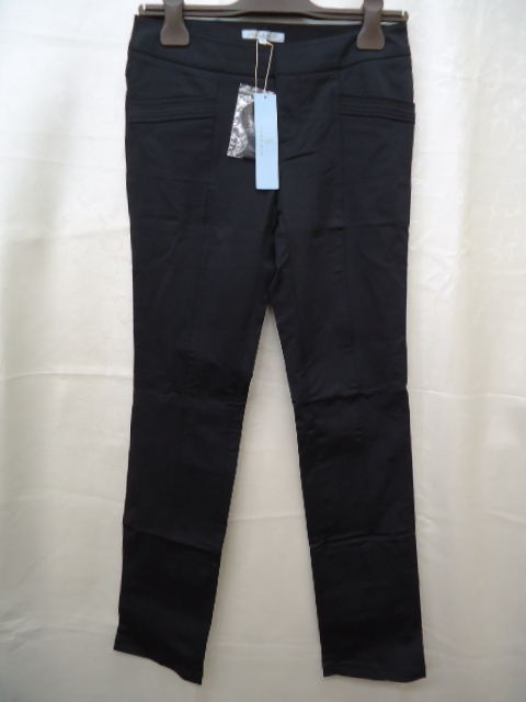 【KCM】zu-125-40★未使用★【NORD SUD/ノール シュド】上品パンツ 40 ブラック レディース拍卖
