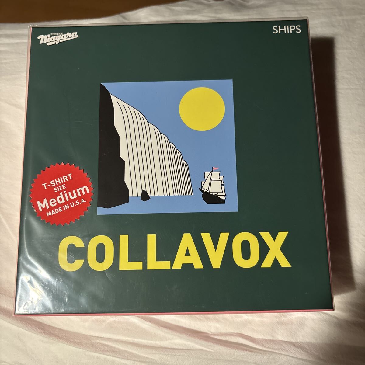 COLLAVOX NIAGARA × SHIPS 7inch TシャツMサイズ ポストカード 未開封新品 大滝詠一 ナイアガラ拍卖