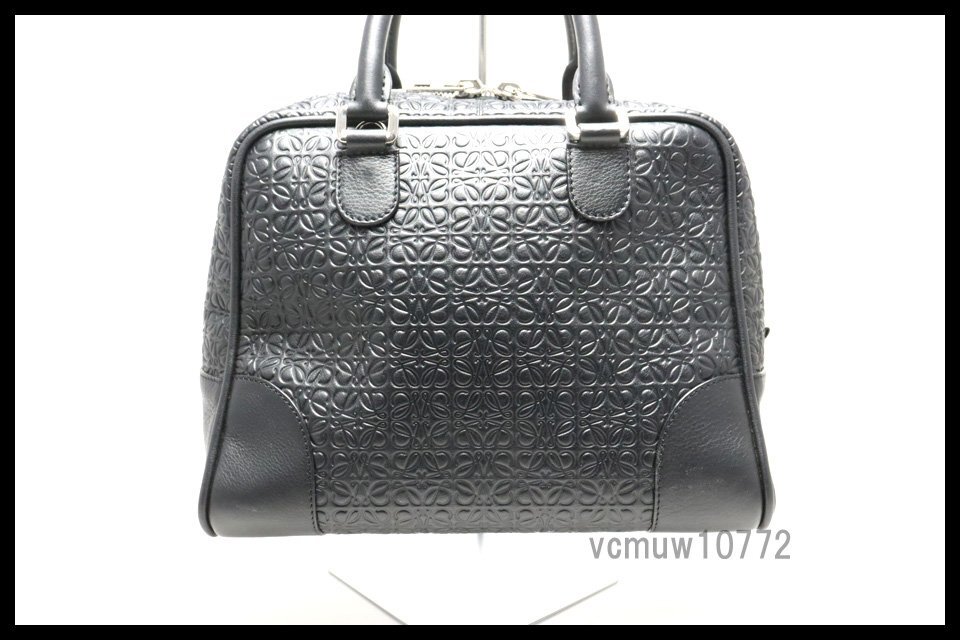 近年モデル希少美中古■LOEWE アマソナ75 ミディアム レザー ハンドバッグ ロエベ■0828qx623484拍卖