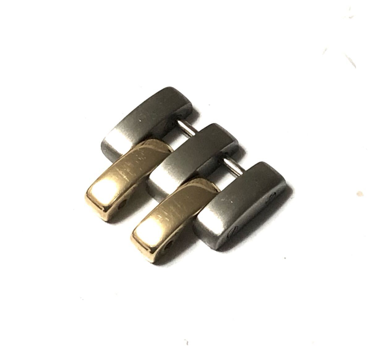 カルティエ パンテールMM 駒 コンビ SS K18 廃盤モデル 2ロウ メンズ YG コマ 時計用拍卖