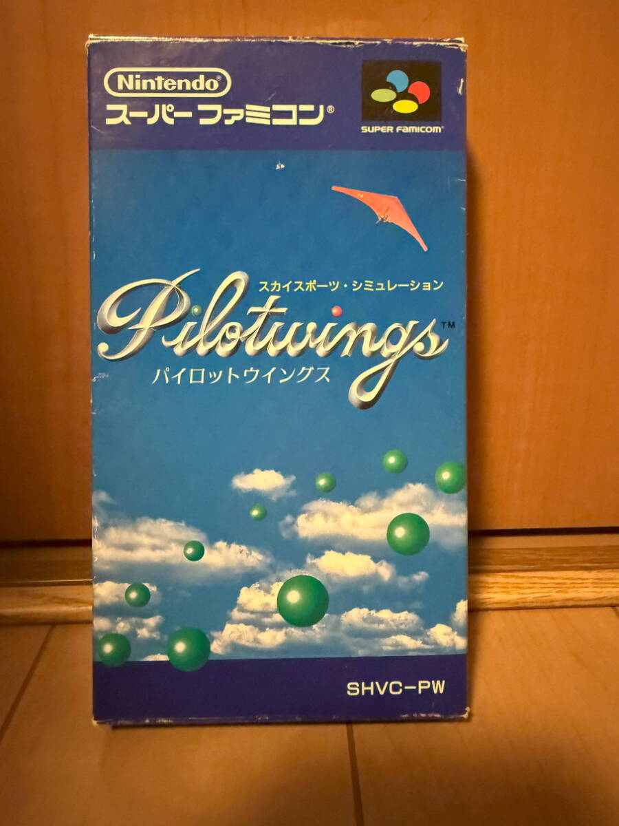 SFC パイロットウィングス 箱説付き拍卖