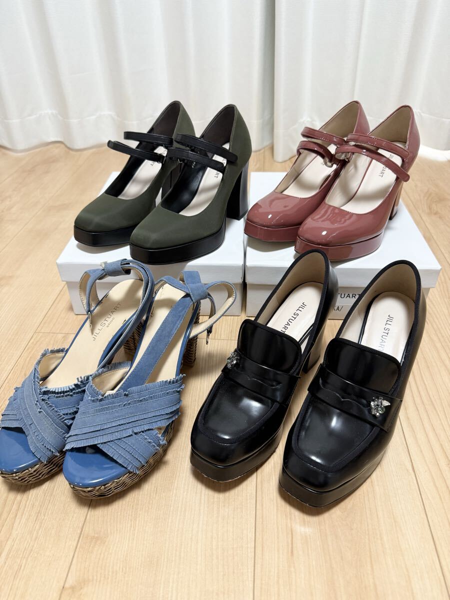 JILL STUART 靴 パンプス ヒール エナメル ストラップ ストラップサンダル 【1円スタート】イチスタ 23cm & 23.5cm拍卖