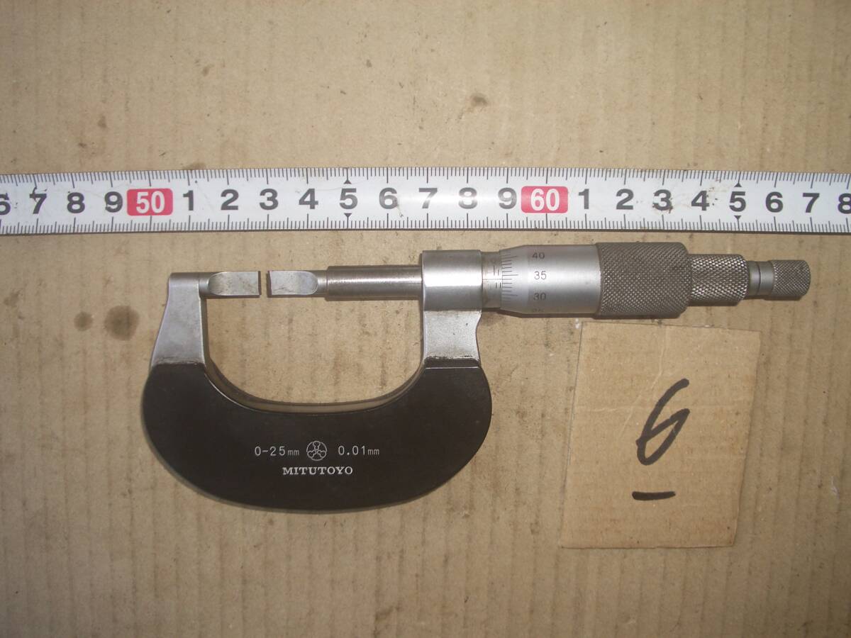 ミツトヨ ブレードマイクロメーター 0~25ミリ その6拍卖