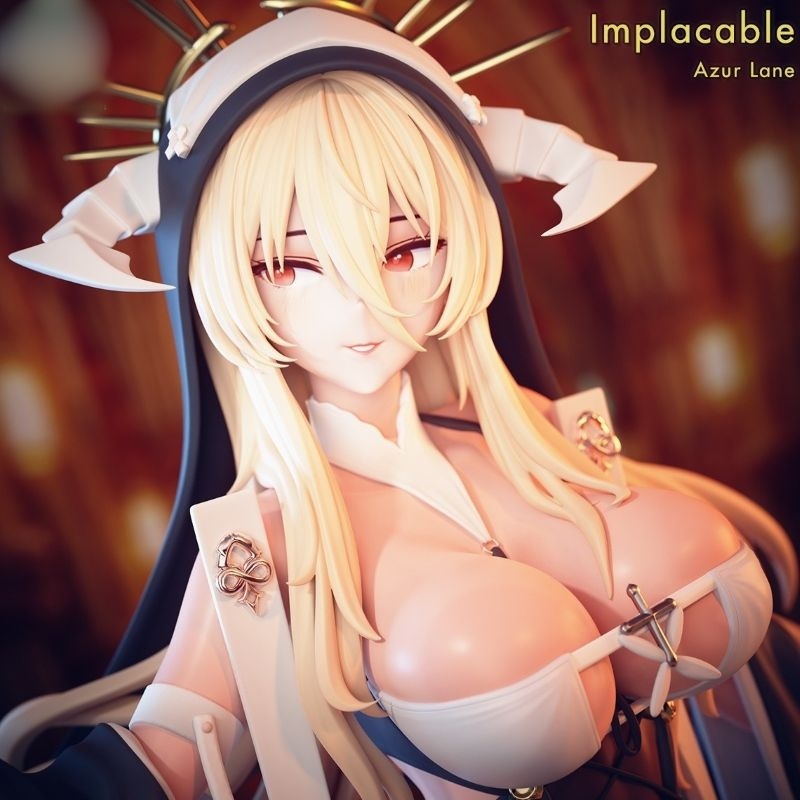 インプラカブル アズールレーン / 25cm / 樹脂 レジン ガレキ ガレージキット 未塗装 未組立拍卖