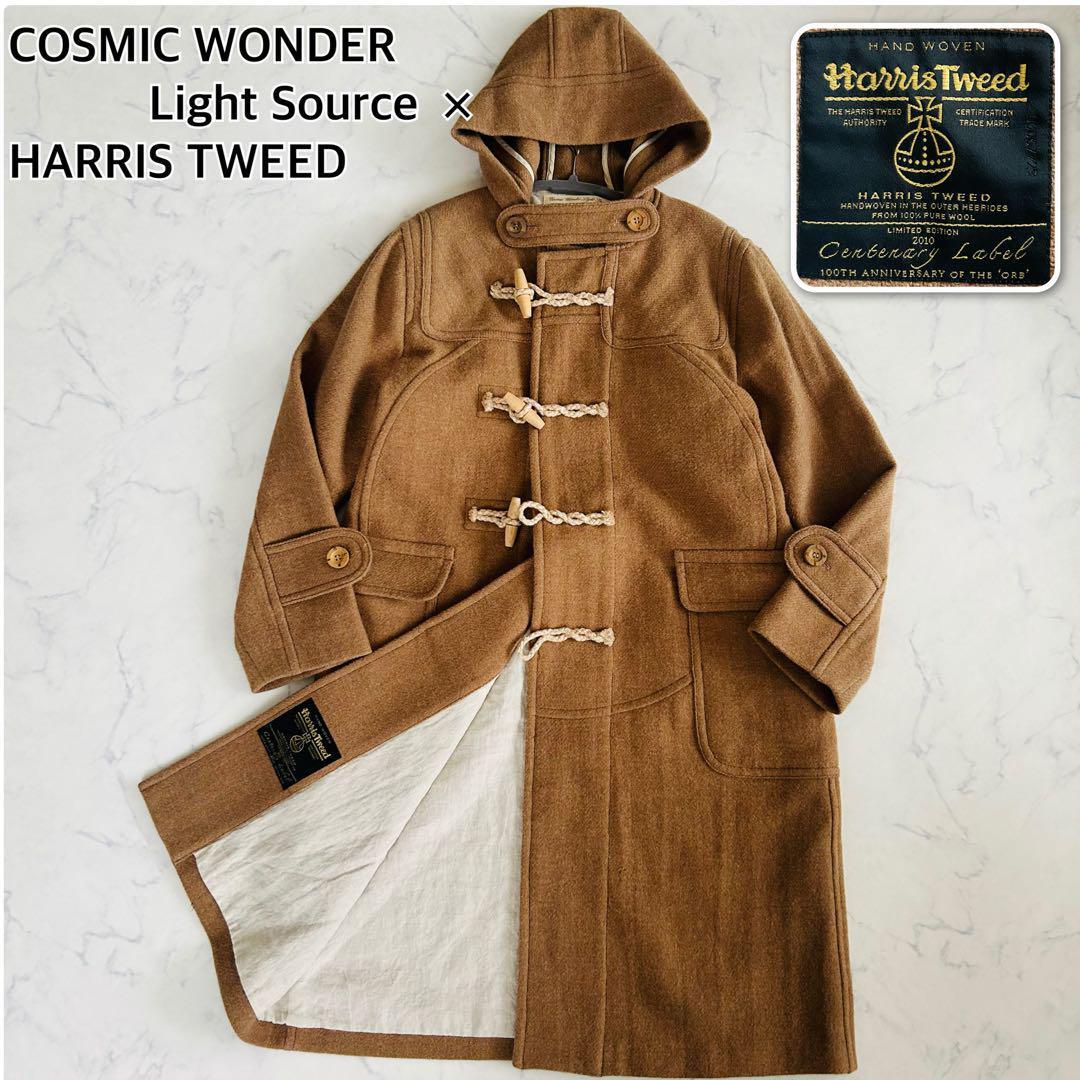 【ハリスツイード100周年記念】COSMIC WONDER×HARRIS TWEED コズミック ツイード ダッフルコート ロング丈 裏地リネン100 Lサイズ拍卖