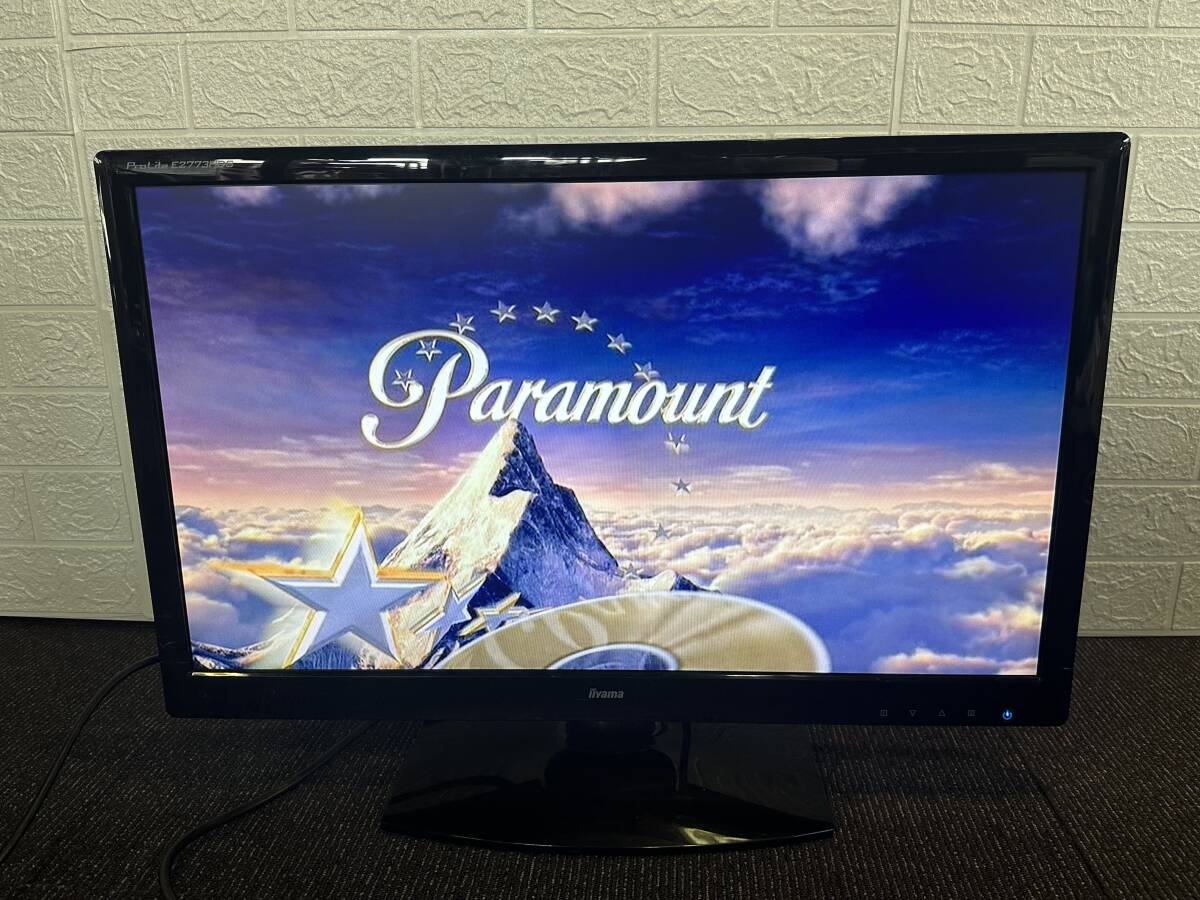 S6190 iiyama イイヤマ ProLite E2773HDS PL2773HD 27インチ 液晶モニター ディスプレイ 動作確認済み拍卖