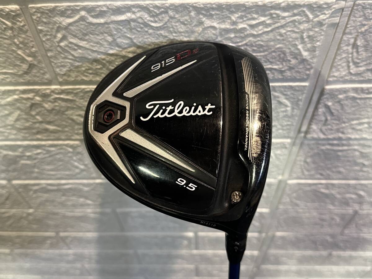M7190 Titleist タイトリスト 915 D2 9.5° ドライバー Speeder661 EVOLUTTION FLEX-S シャフト 現状品拍卖