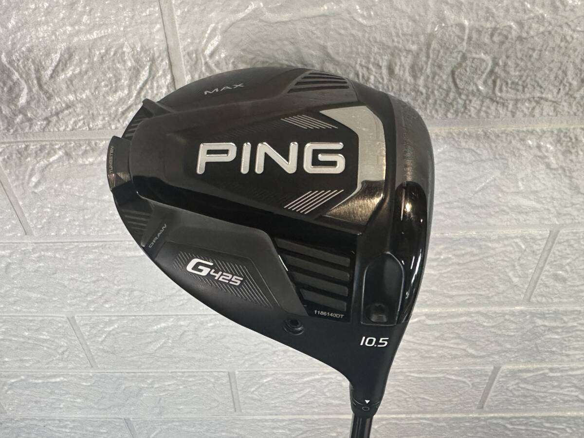 S3290 PING ピン G425 MAX 10.5° ドライバー TOUR65 フレックスS シャフト カバー付き 現状品拍卖