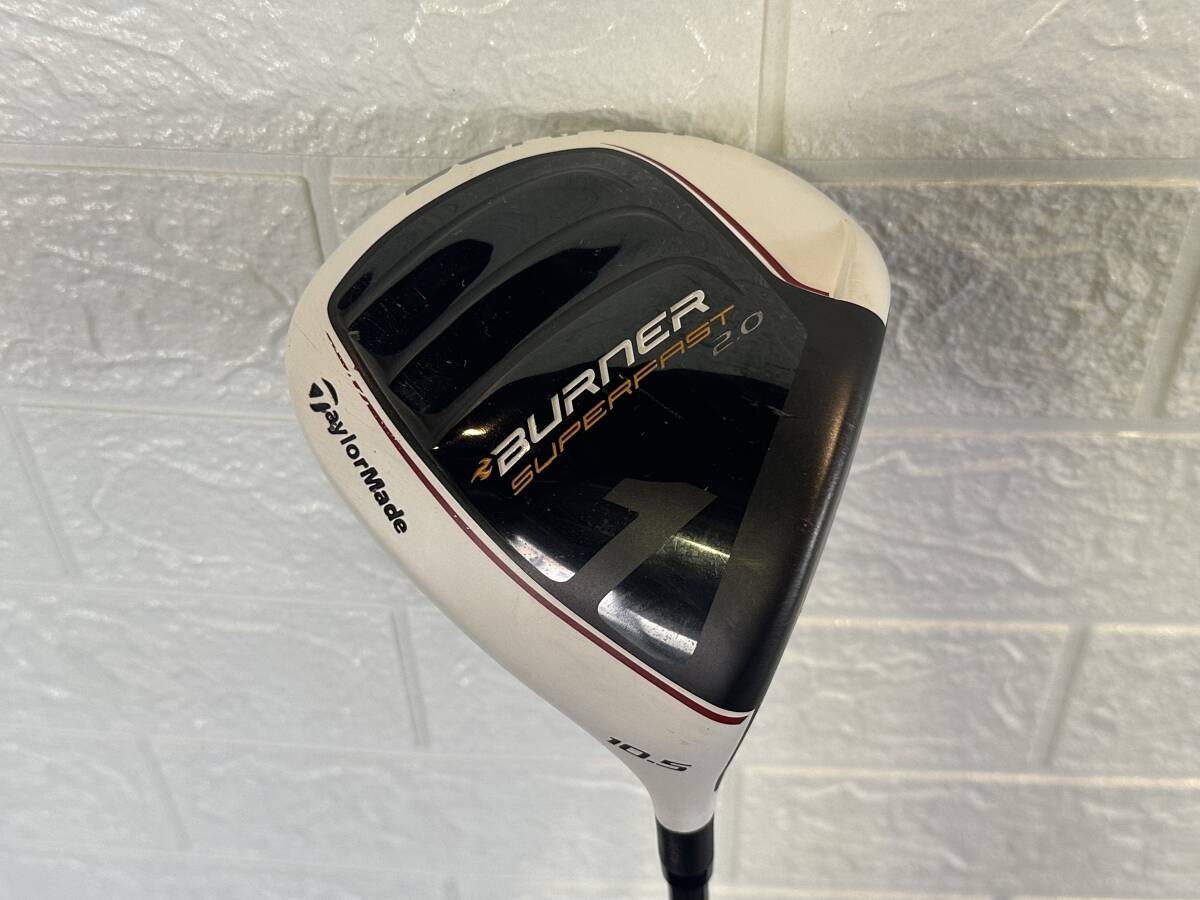 S3290 TaylorMade テーラーメイド BURNER SUPERFAST 2.0 10.5° ドライバー MATRIX OZIK フレックスS シャフト 現状品拍卖