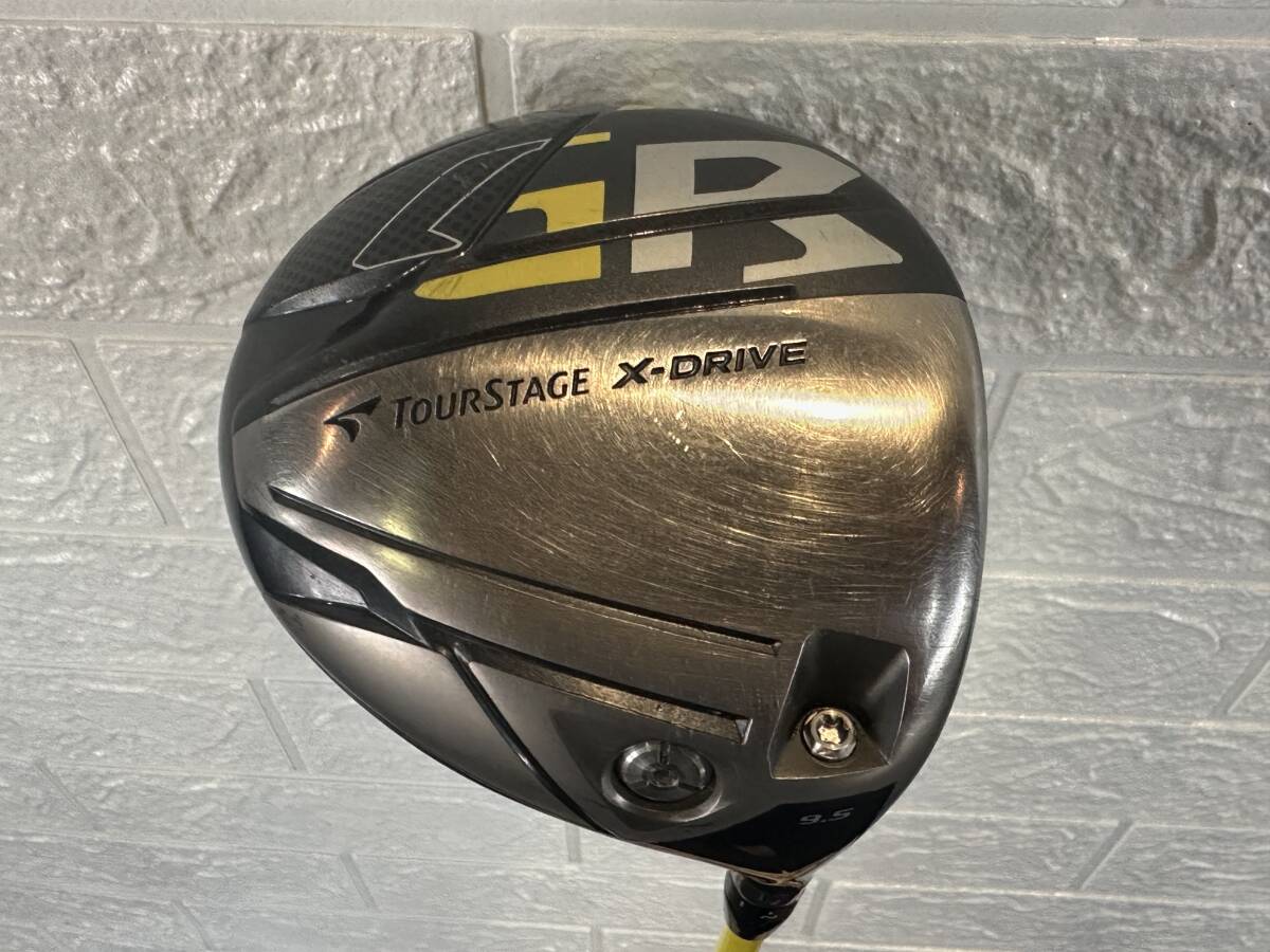 S3290 ブリヂストン TOURSTAGE ツアーステージ X-DRIVE GR 9.5° ドライバー TOUR AD MT-5S フレックスS シャフト 現状品拍卖