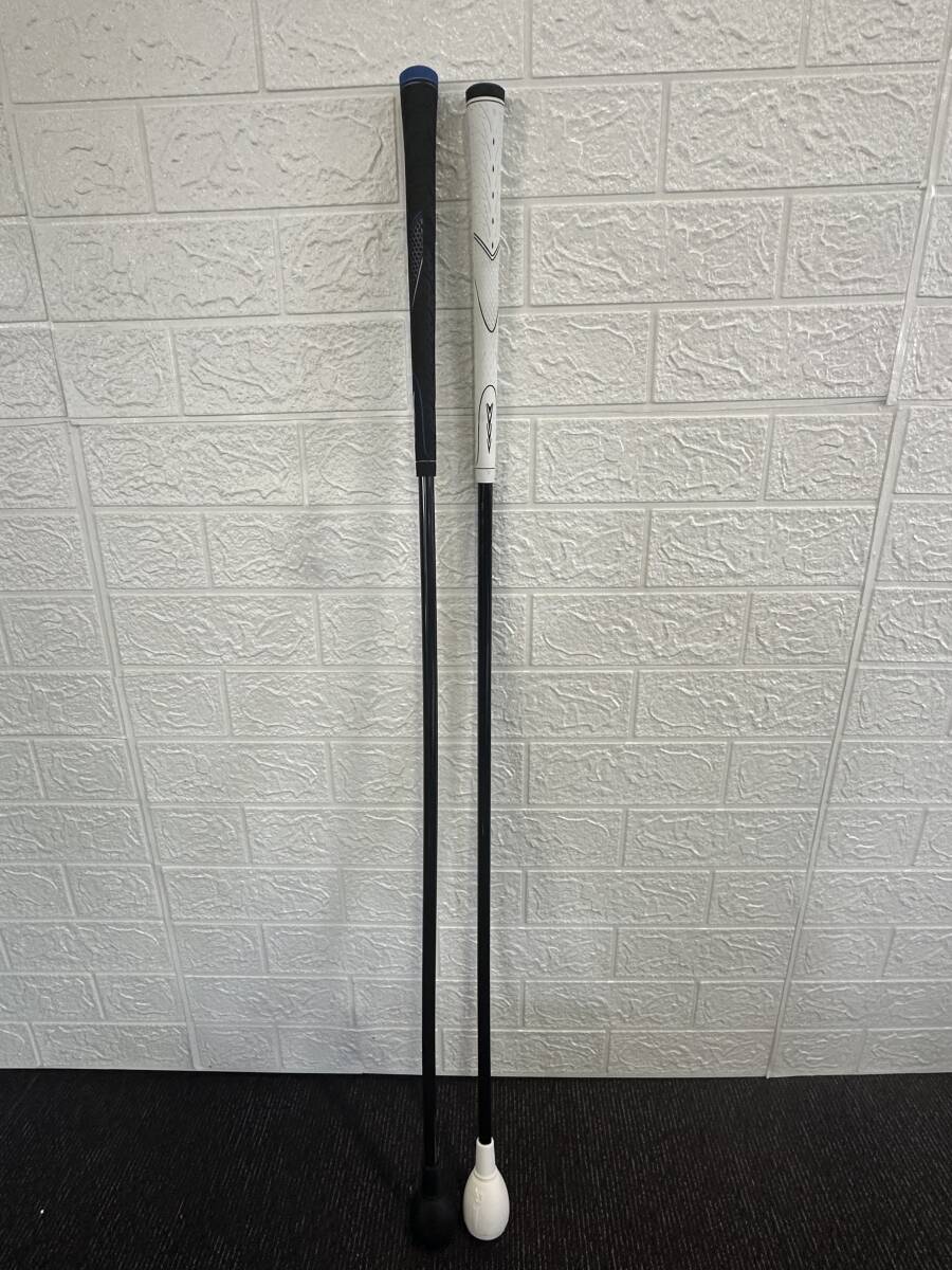 T8190 Tabata タバタ ゴルフ スイング 素振り 練習用 トルネードスティック ソフト ハード 2本拍卖