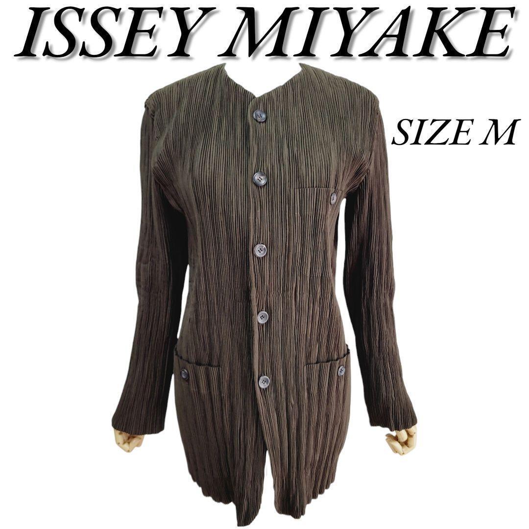 ISSEY MIYAKE イッセイミヤケ 90s銀タグ アーカイブ コレクション プリーツ シャーリング ノーカラー コート ジャケット プリーツプリーズ拍卖