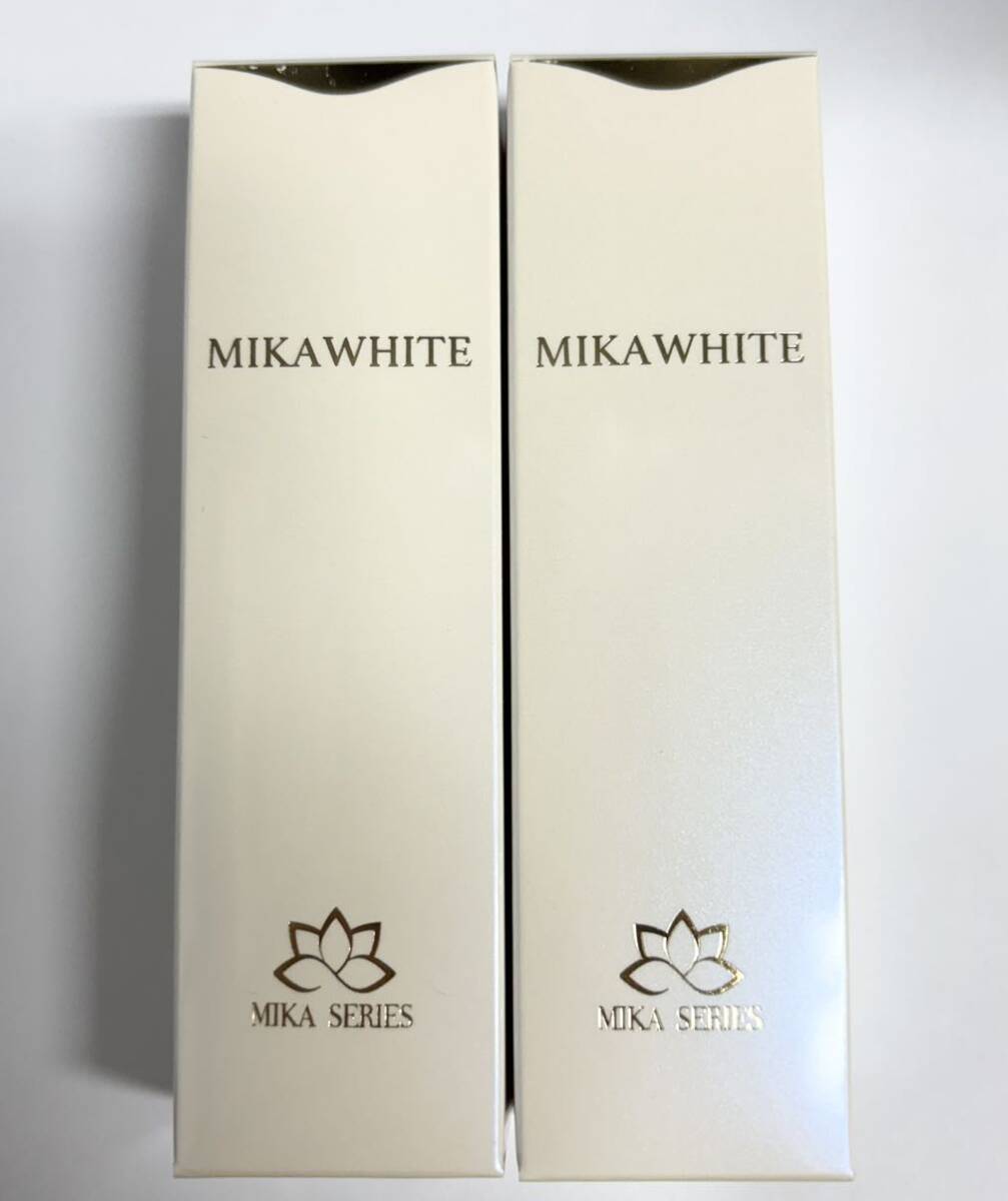 MIKA WHITE ミカホワイト 薬用歯磨き 2本 はみがき 薬用歯磨き粉拍卖