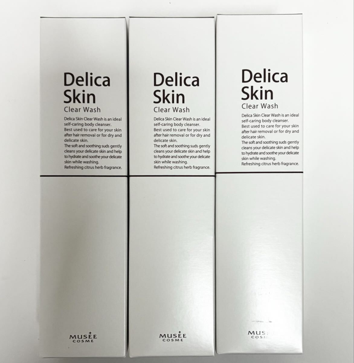 ミュゼ デリケスキン クリアウォッシュ 150ml 3本 ボディウォッシュ 洗浄料 ミュゼコスメ拍卖