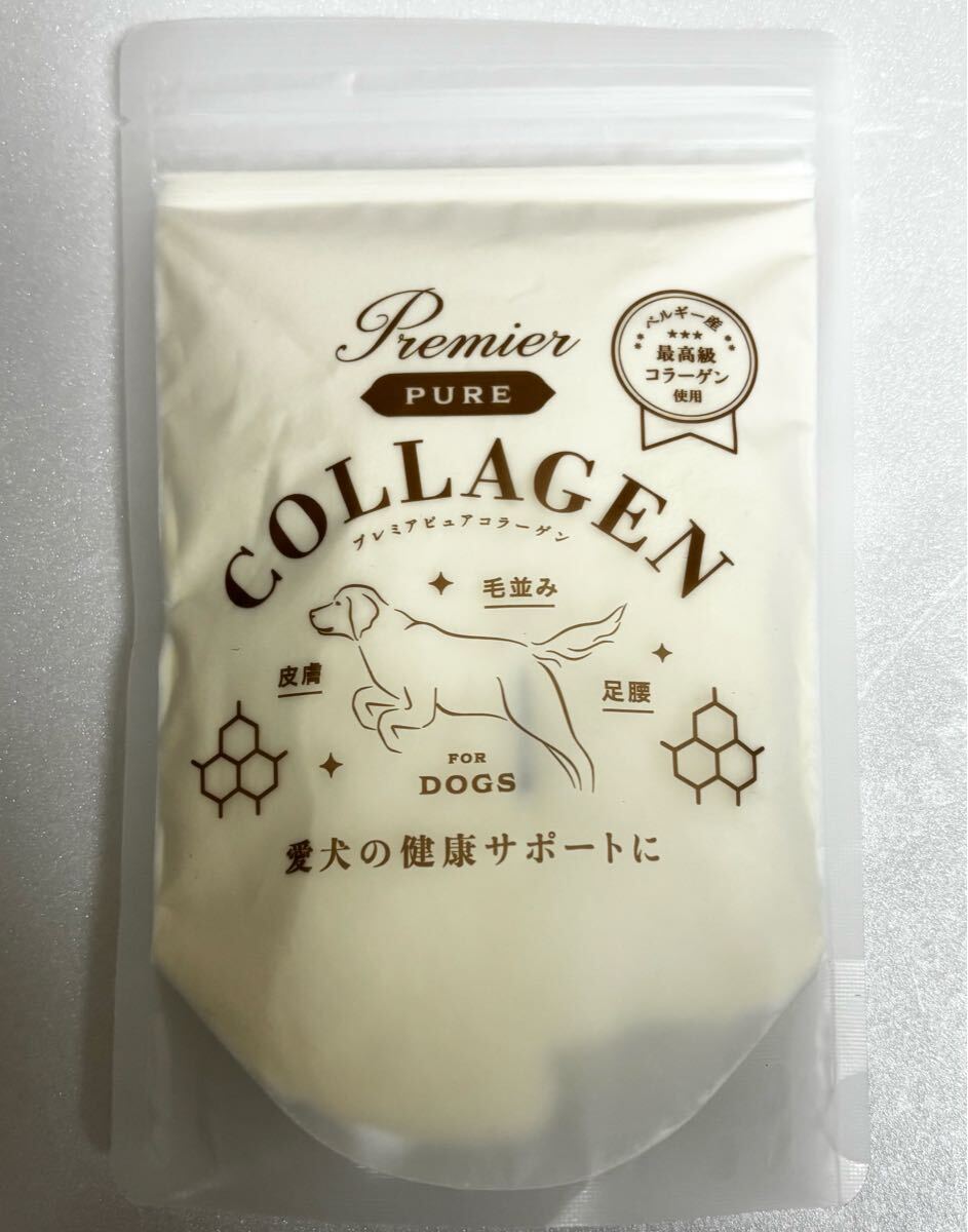 プレミアピュアコラーゲン 160g 犬 サプリ 粉末 コラーゲン 成犬用拍卖