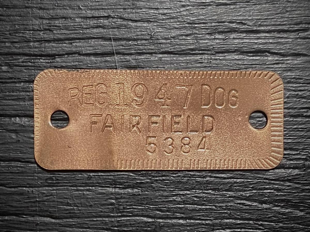 1940s US ビンテージ ドッグ ライセンス タグ ドッグタグ sw#2拍卖