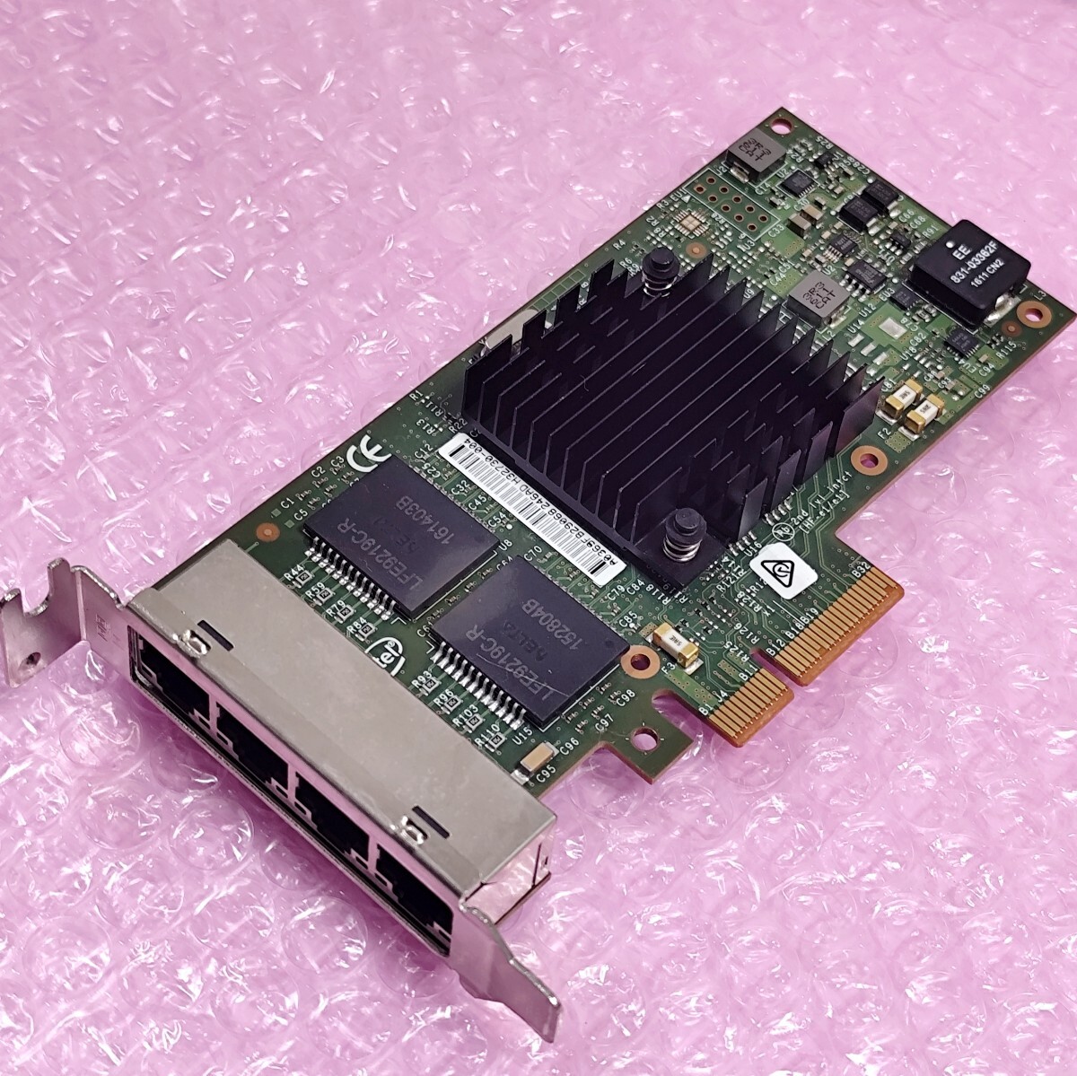 【動作確認済み】Intel Ethernet Server Adapter I350-T4 / 4ポート / ロープロファイル LowProfile LANカード (在庫2)拍卖