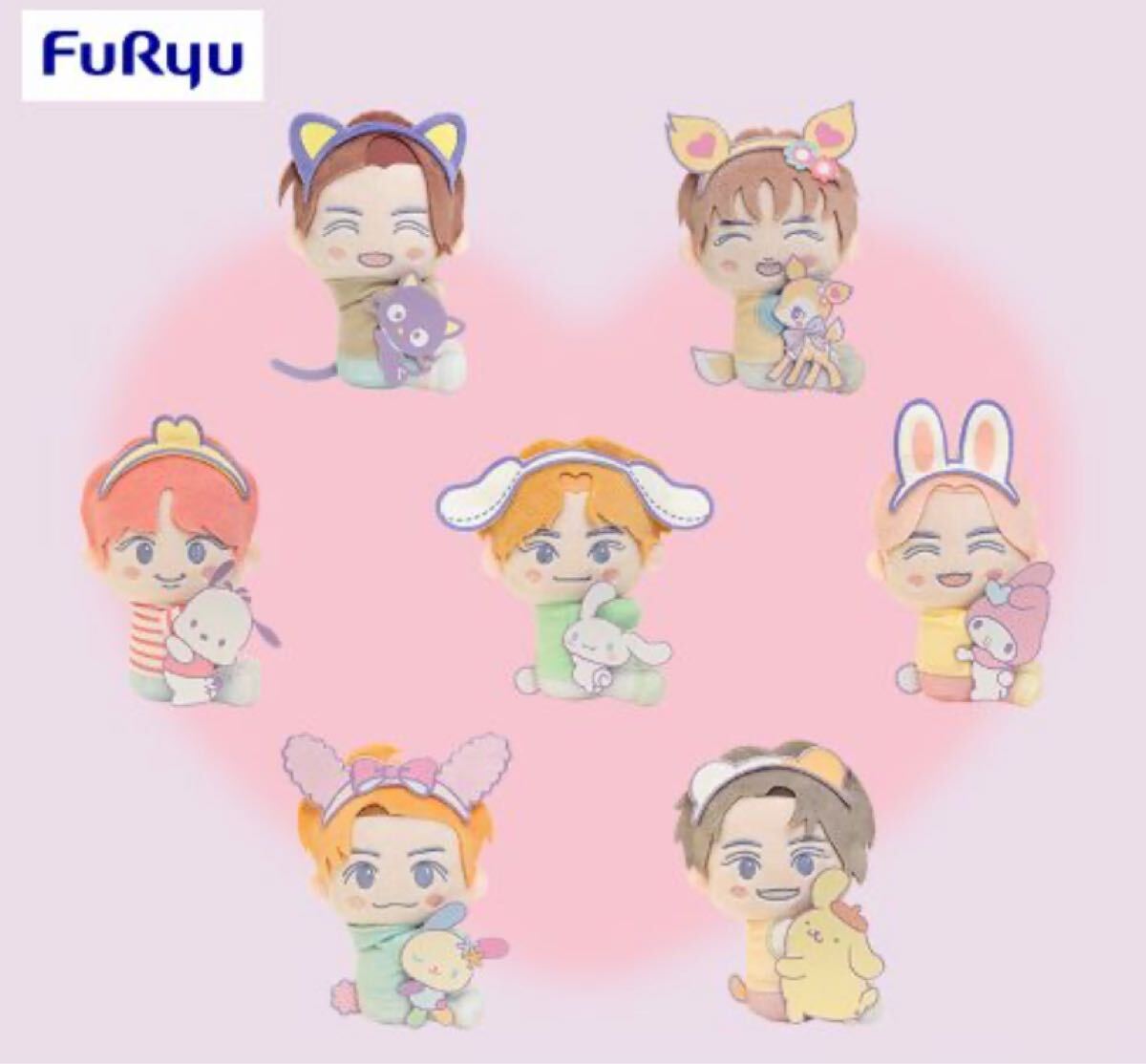 NCT ヤンヤン YANGYANG サンリオ キャラクターズ 手つなぎ ぬいぐるみ ポムポムプリン 韓流 アーティスト 匿名配送 送料 230円拍卖