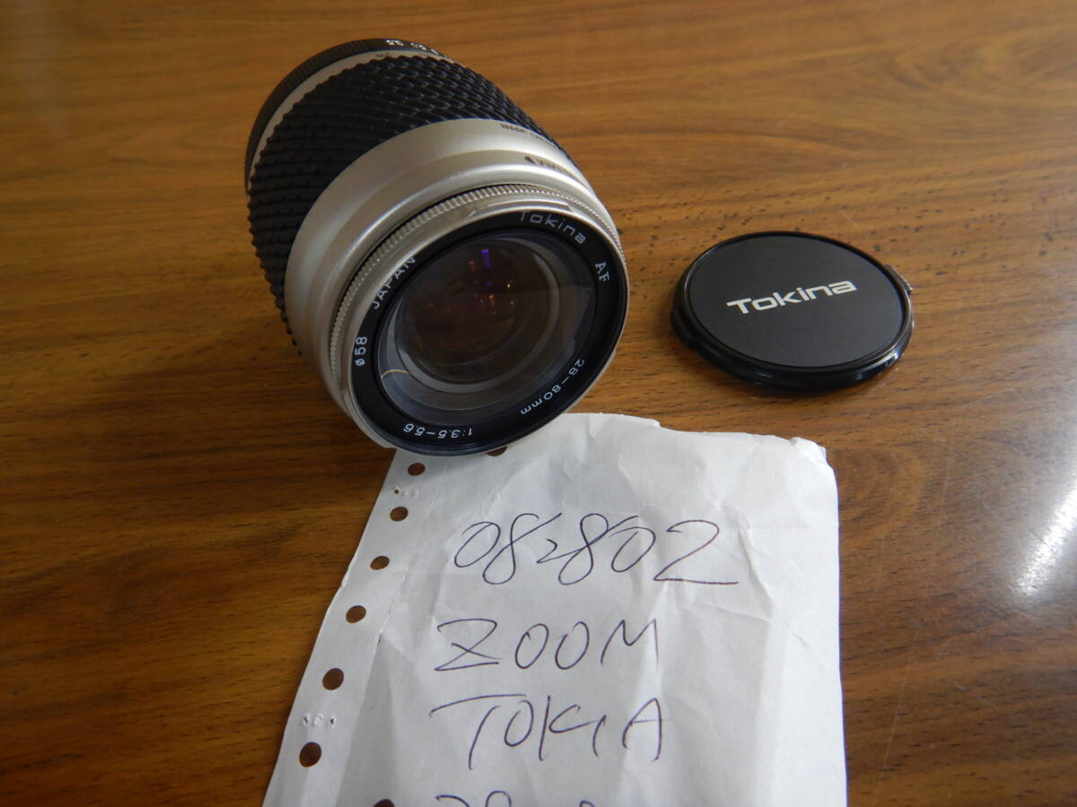 TOKIA トキア レンズ 082802 AF ZOOM MACRO LENS 28-80MM 1:3.5-5.6 カメラ拍卖