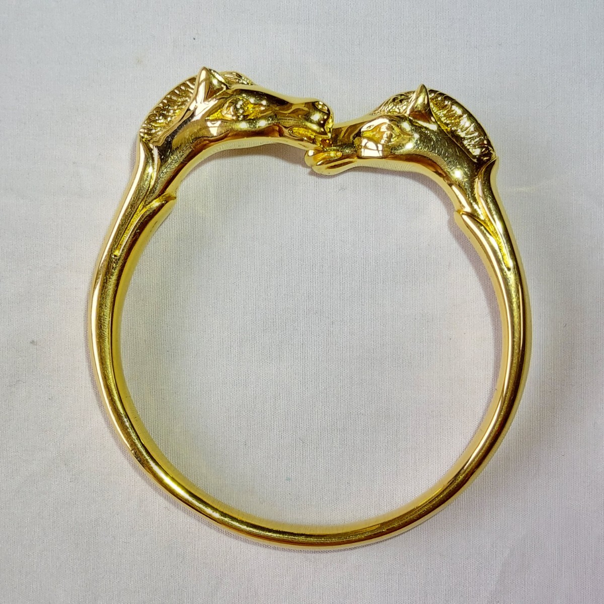 ★希少品★エルメス★ダブルホース★バンクル・ブレスレット★中古★拍卖