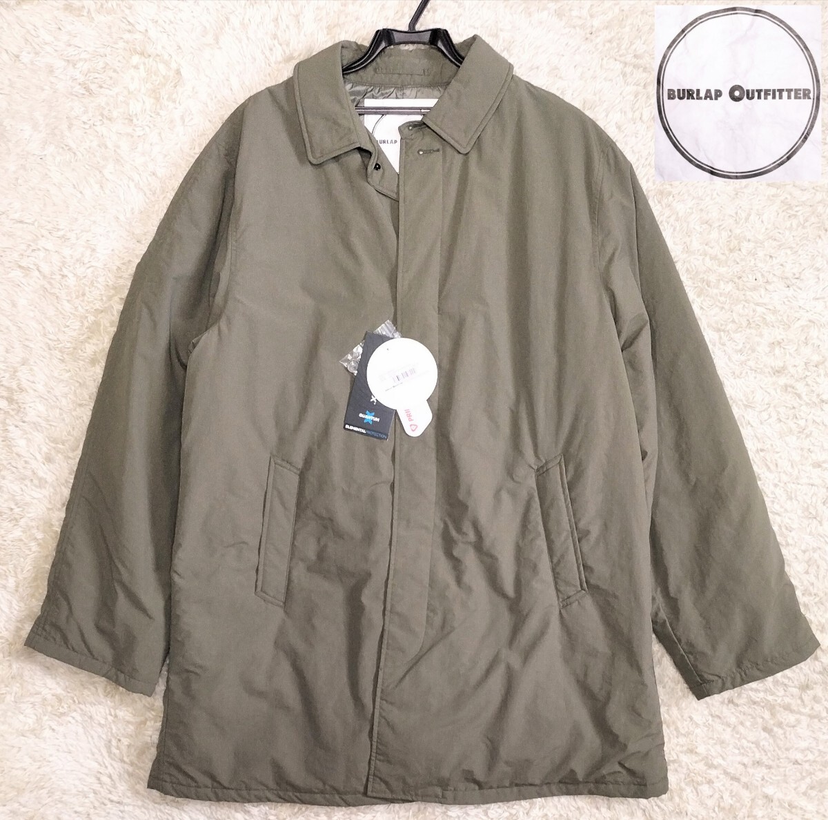 【未使用★】Мサイズ BURLAP OUTFITTER コールドウェザー ショートコート●中綿プリマロフト☆バーラップアウトフィッター (9ハ)拍卖