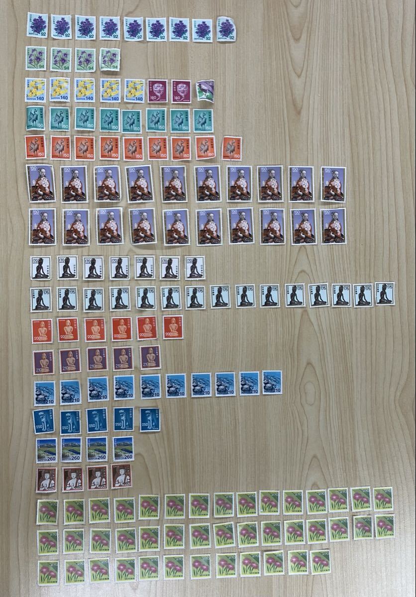 j切手まとめ 切手 バラ 糊なし 額面合計92,069円  コレクション 日本切手 お得拍卖