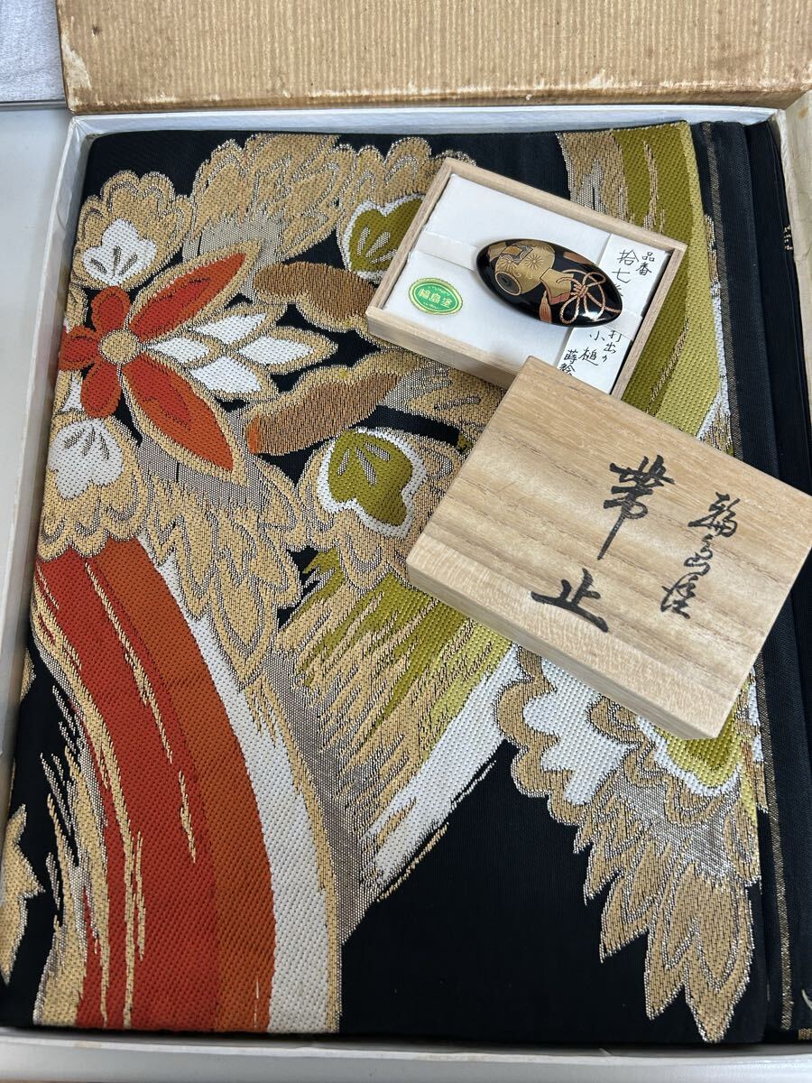 oa/松 AM1 帯 アンティーク 金銀糸 和装 帯留 豪華拍卖