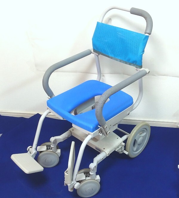 KT58◆ウチエ◆シャワーキャリー 浴室用介護チェア 介護椅子 入浴補助拍卖
