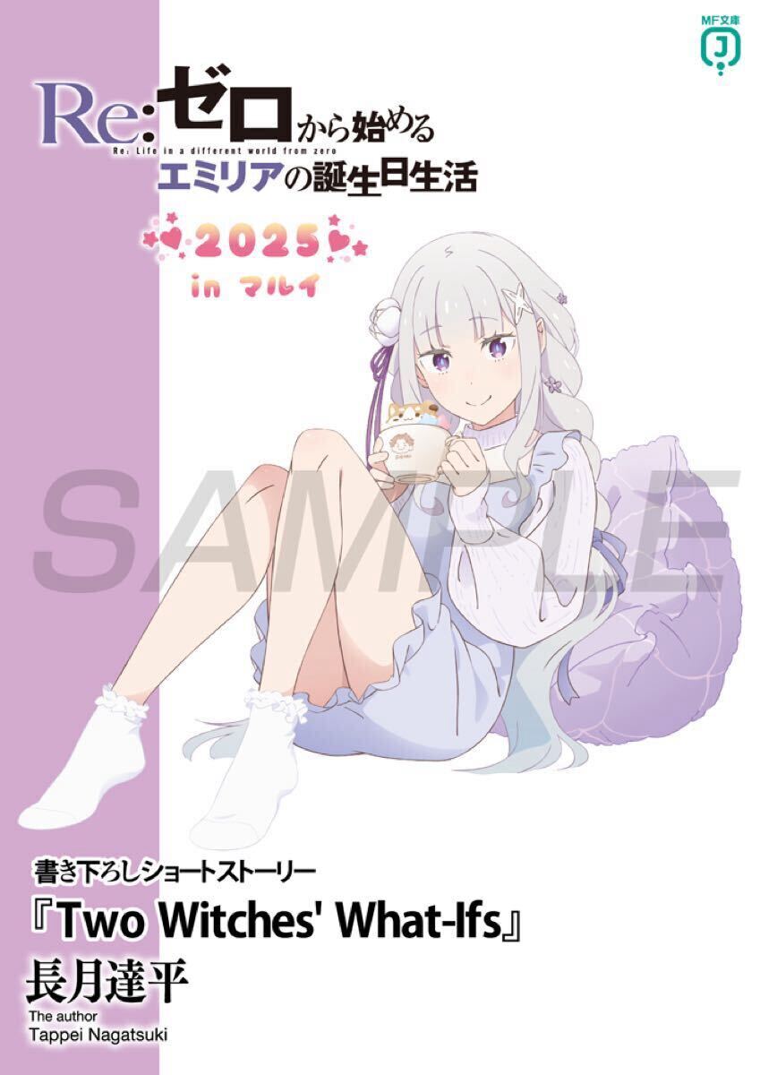 【Re:ゼロから始める異世界生活】エミリアの誕生日生活 新宿 マルイ 特典 小冊子 書き下ろしショートストーリー 2025 ベアトリス エキドナ拍卖