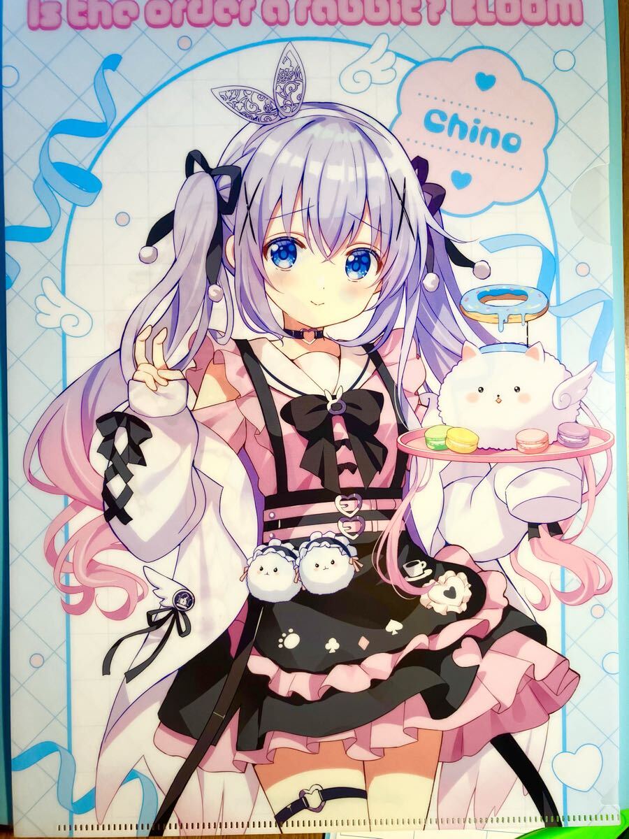 チノ【ご注文はうさぎですか?】アトレ ② クリアファイル /ココア チノ リゼ 千夜 シャロ マヤ メグ フユ エル ナツメ拍卖