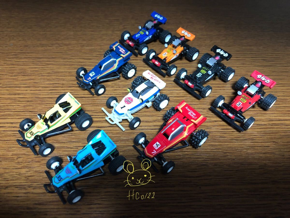 中古品 TAMIYA(タミヤ) プルバックカー 【ミニ四駆 オフロード タイプ 9種セット】拍卖