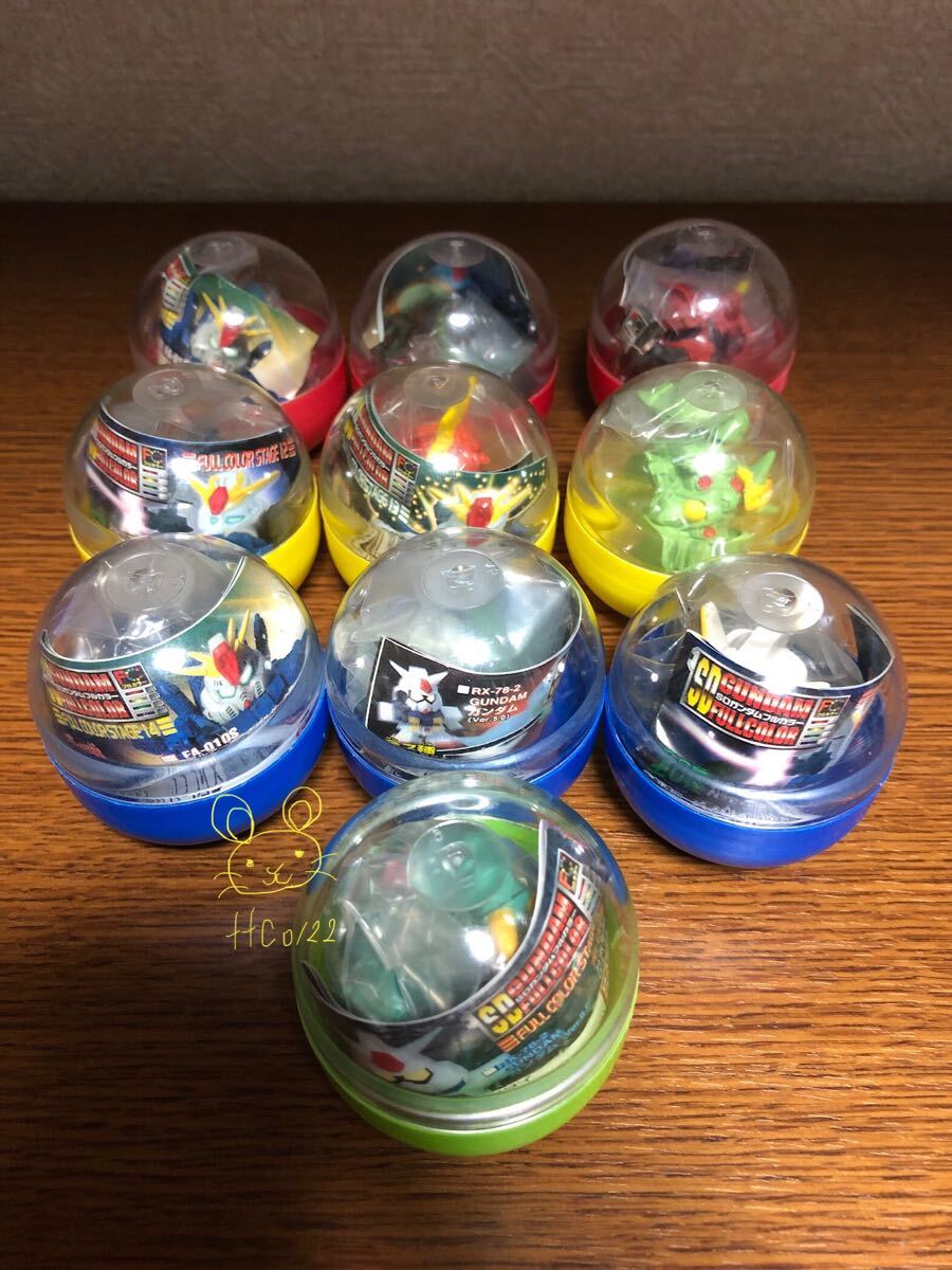 未使用 ガシャポン SDガンダム フルカラー 【Zガンダム,フルアーマーダブルゼータ,クィン・マンサ 等 10種セット 1枚ブックレット欠品】拍卖