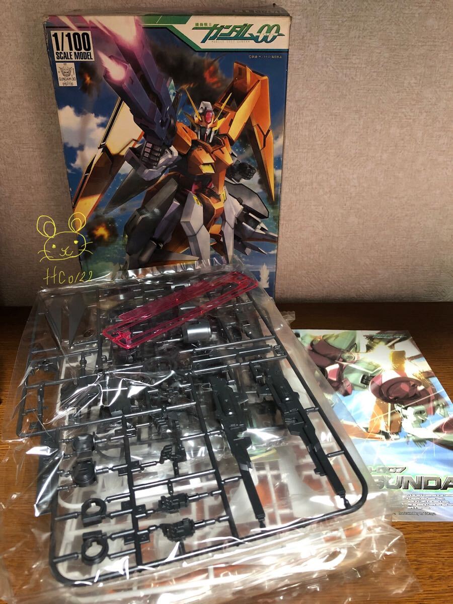 未使用(箱痛み,破れ,汚れ有) バンダイ 機動戦士ガンダムOO(ダブルオー) 【1/100 GN-007 アリオスガンダム】拍卖