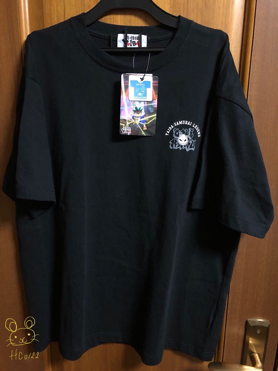 新品未使用 真・侍伝 YAIBA(ヤイバ) 252120023 メンズ Tシャツ(半袖) ブラック(黒色) Mサイズ【鬼丸】拍卖