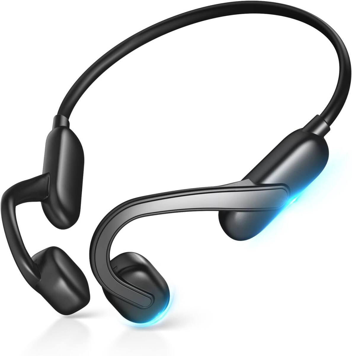 骨伝導イヤホン こつでんどう イヤホンbluetooth YEAHYO ワイヤレス 耳を塞がない 骨伝導ヘッドセット 軽量デザイン30g拍卖