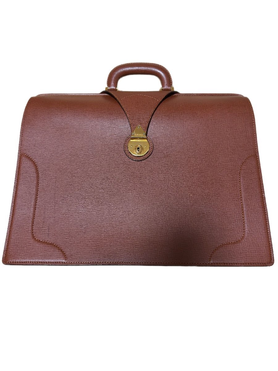 BURBERRY バーバリー ドクターバッグ ハンドバッグ レザー ブラウン/mi-A-213-5899-17.7/ビジネス/おしゃれ拍卖