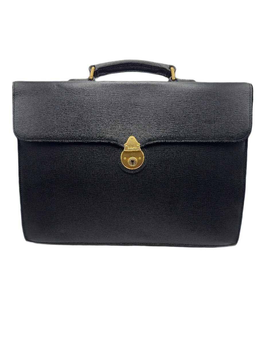 BURBERRY バーバリー ブリーフケース ビジネスバッグ レザー ブラック/mi-A-213-5900-13.7/ビジネス/おしゃれ拍卖