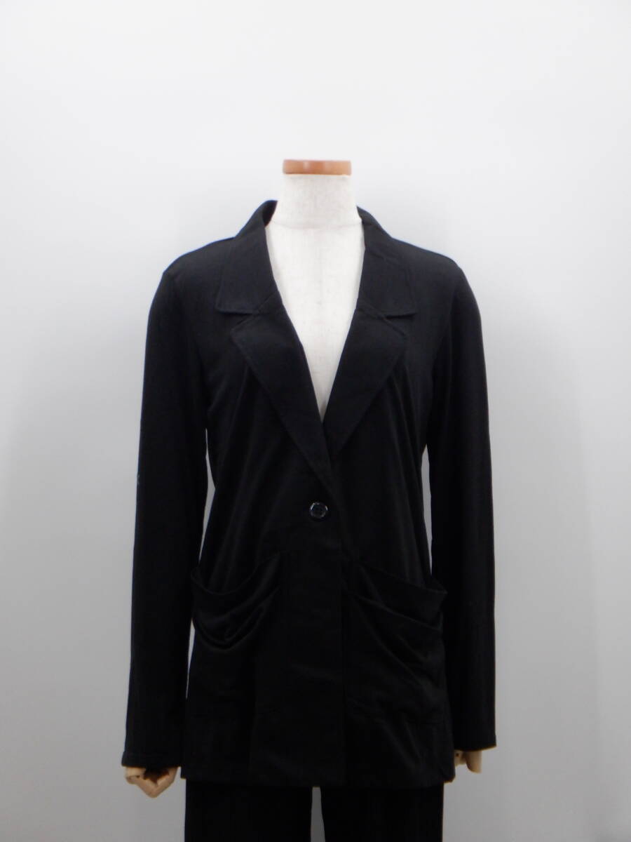 【新品】【INGNI イング】1ボタン 袖ロールアップ ジャケット/クロ【同梱可能】【ジャケット】【アウター】拍卖