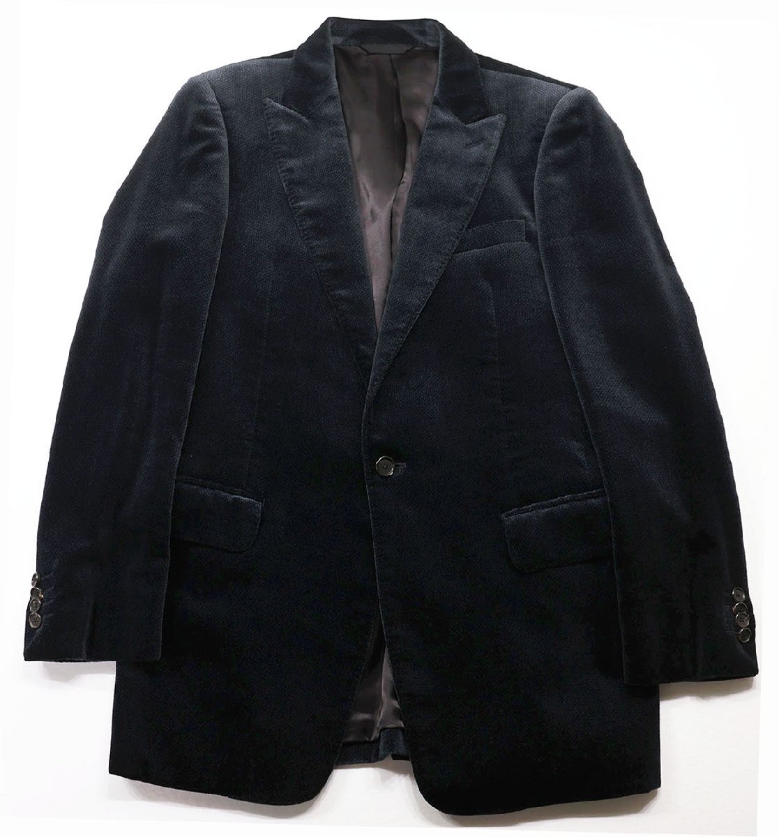 WHITE LABEL by UNITED ARROWS (ユナイテッドアローズ ホワイトレーベル) 1ボタン テーラードジャケット 美品 ブラック size 2拍卖