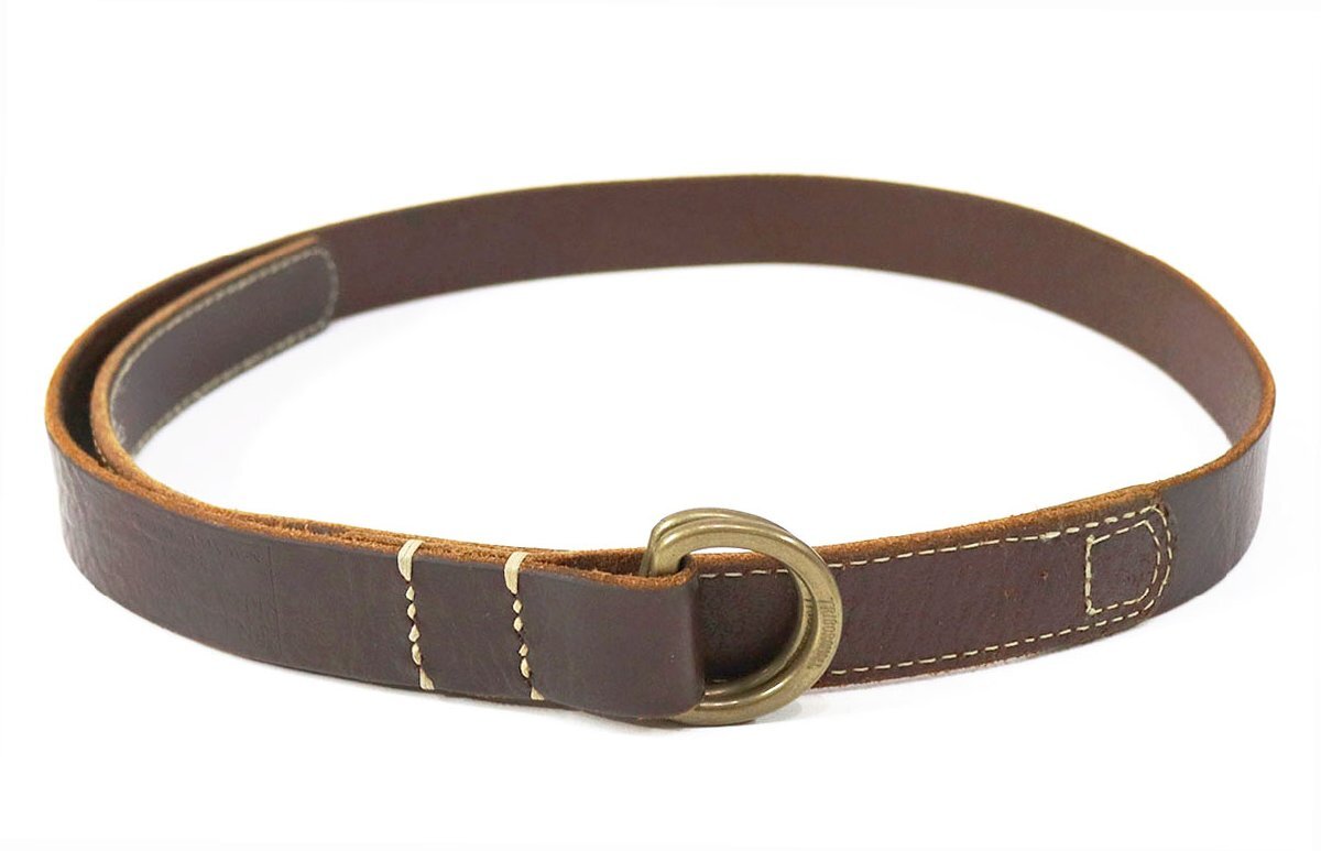 COLIMBO (コリンボ) SANDY CREEK W-RING BELT / ダブルリングベルト U.K.オイルドレザー ZP-0709 美品 D.BROWN size 36 (90cm)拍卖