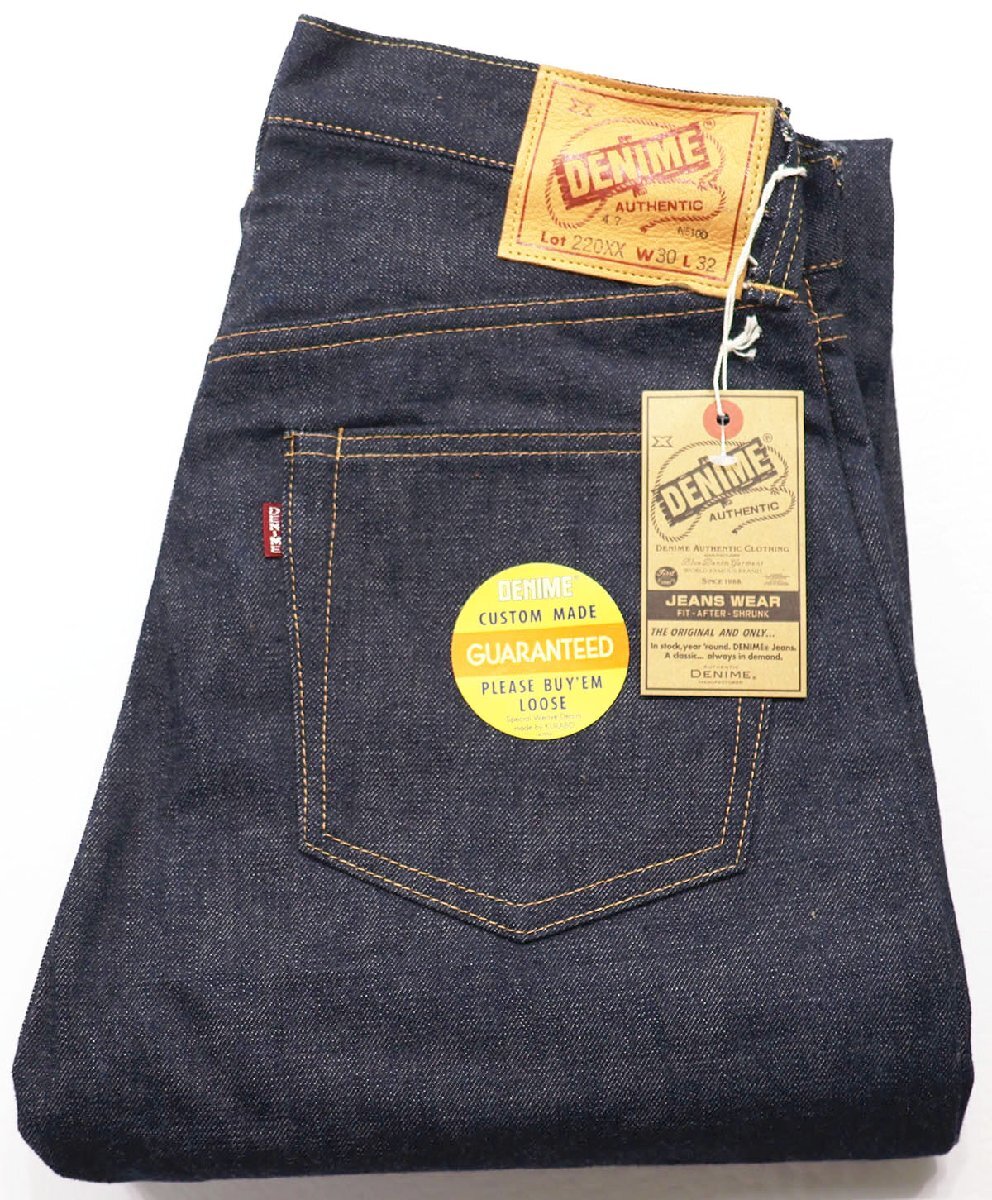 DENIME by WAREHOUSE (ドゥニーム バイ ウエアハウス) Lot 220XX-47 (1947 MODEL) / XXシリーズ デニムパンツ 未使用品 インディゴ w30拍卖
