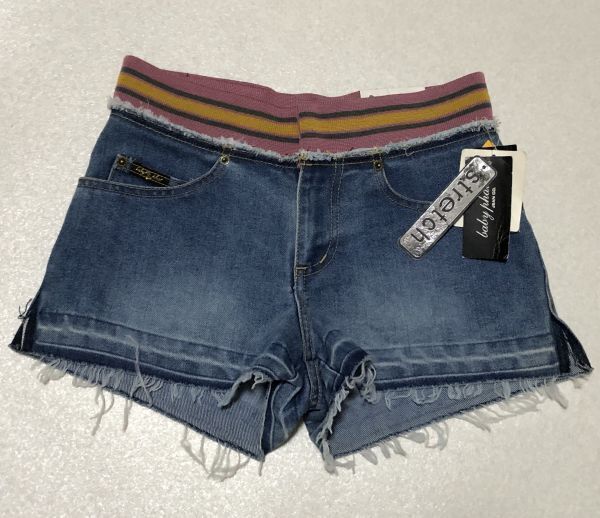 $〜リピーター様特典割引有り◎新品6.800円◎ストレッチ◎baby phat ◎ユーズド加工デニムスカート拍卖