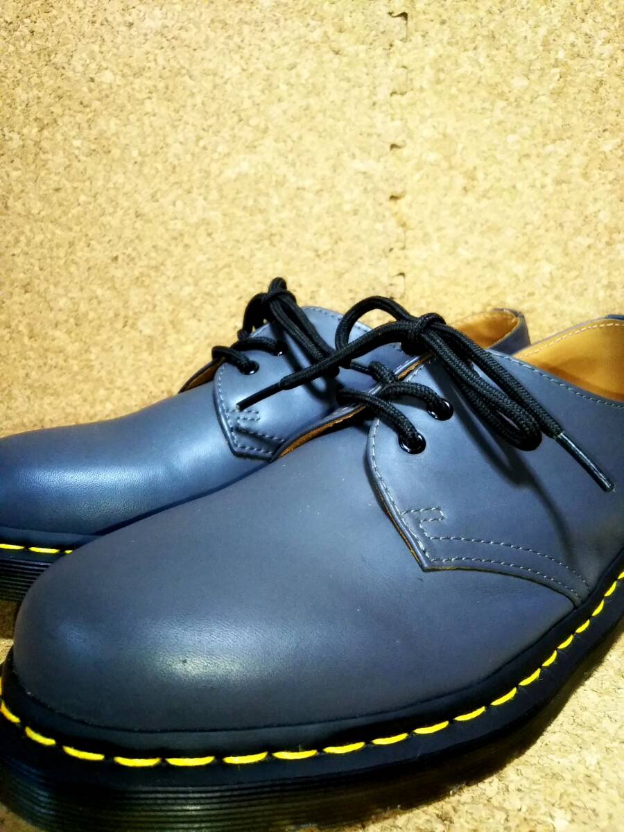 【Dr.MARTENS】ドクターマーチン 1461 3ホールシューズ UK6 (25cm ) 3EYE SHOE 希少カラー グレー【美品】拍卖